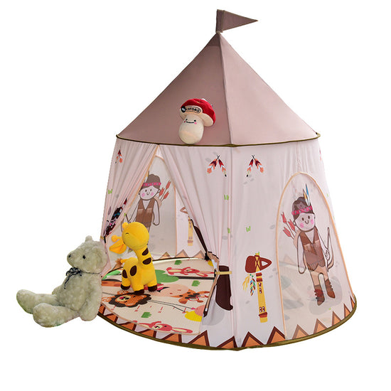 子供用テント インディアン柄 キッズ ベビー おしゃれ かわいい tent03 子供部屋 創造力を育てる プレゼント LINXAS
