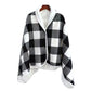 ブランケット レディース 5種類 M/L ポリエステル100％ blanket01 3WAY 着る毛布 調整可能 LINXAS