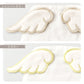 汗取りパッド 天使の羽 9色 26×20cm 綿100％ sweatpad01 機能性抜群 映える 洗濯機OK LINXAS