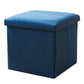 スツール収納ボックス 6色柄 38×38×38cm パルプボード・布・ウレタン 耐荷重80kg 組立簡単 座り心地抜群 たっぷり収納 box01 LINXAS